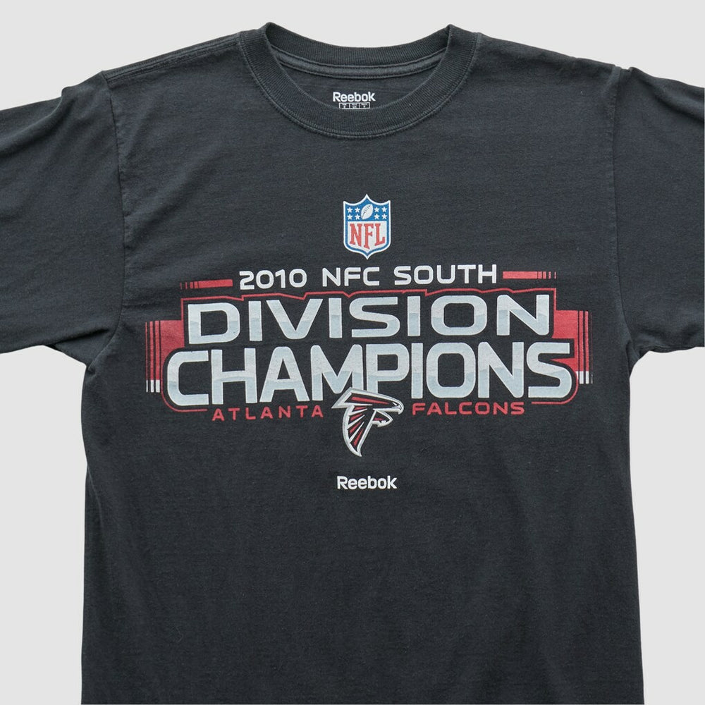 Atlanta Falcons Reebok 2010 Long Sleeve T-shirt Black Vintage - Fanatics