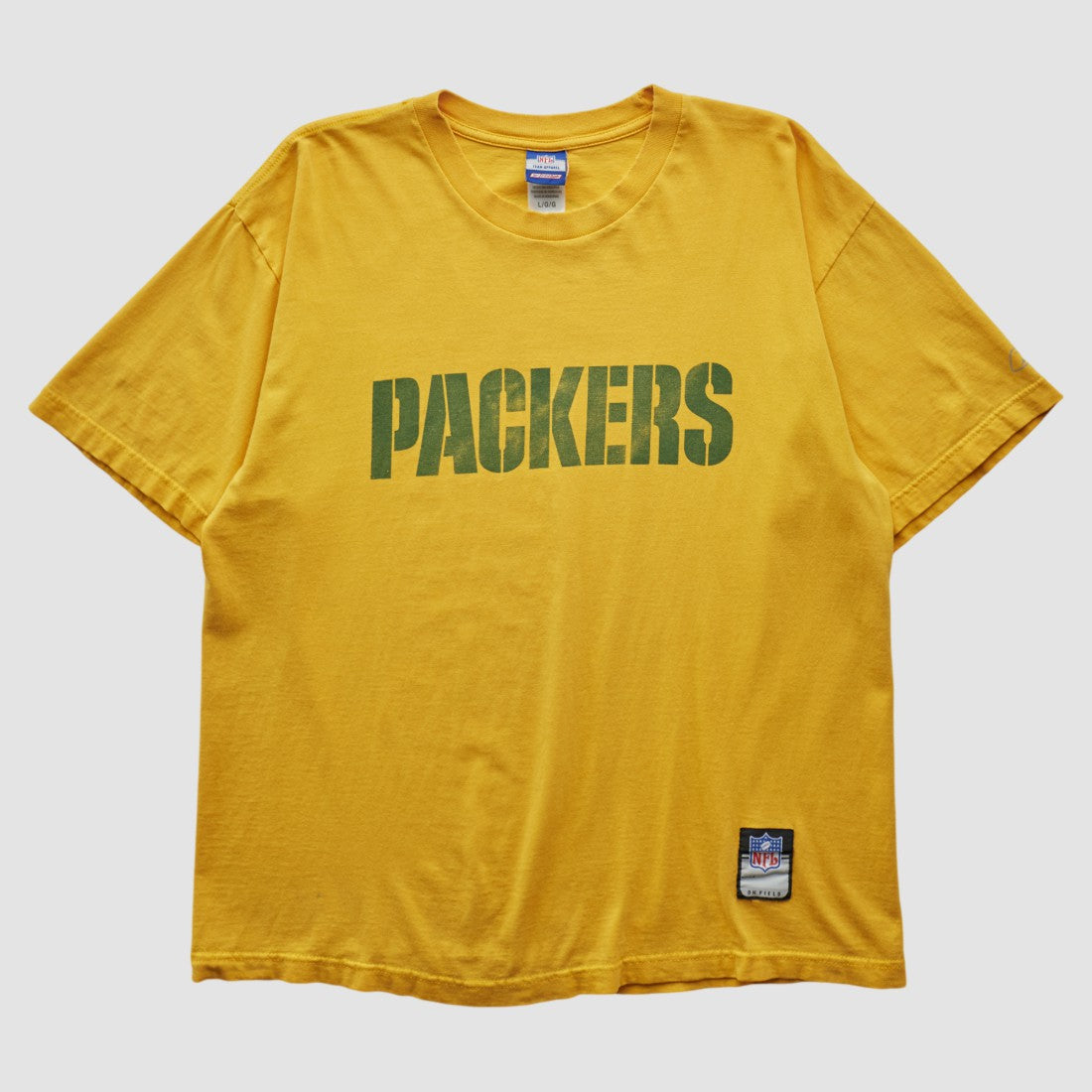 Green Bay Packers Reebok 2000s T-shirt Yellow Vintage - Fanatics