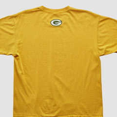 Green Bay Packers Reebok 2000s T-shirt Yellow Vintage - Fanatics