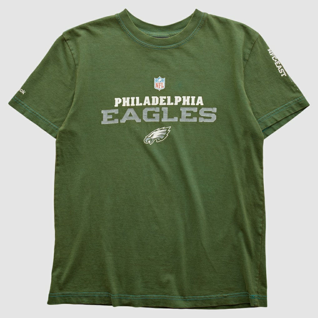 Philadelphia Eagles Reebok 2000s T-shirt Green Vintage - Fanatics