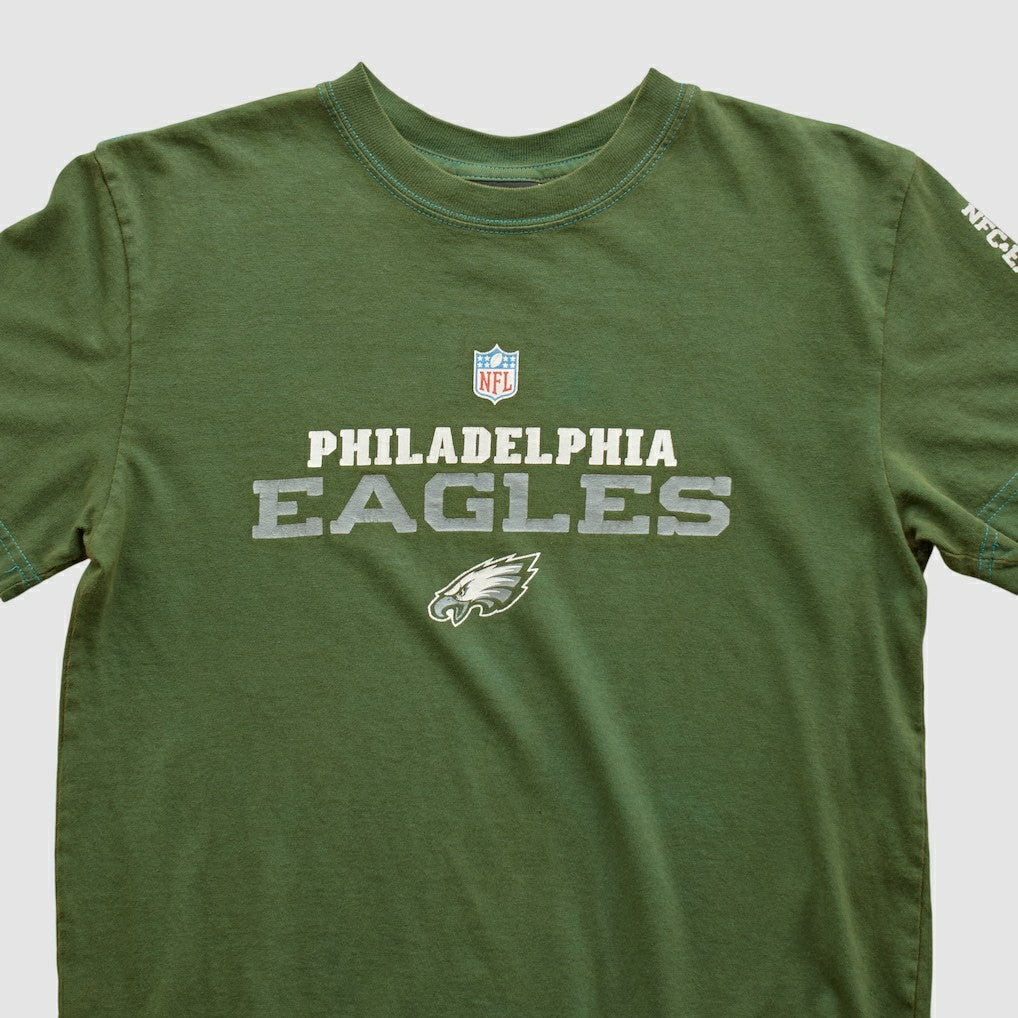 Philadelphia Eagles Reebok 2000s T-shirt Green Vintage - Fanatics