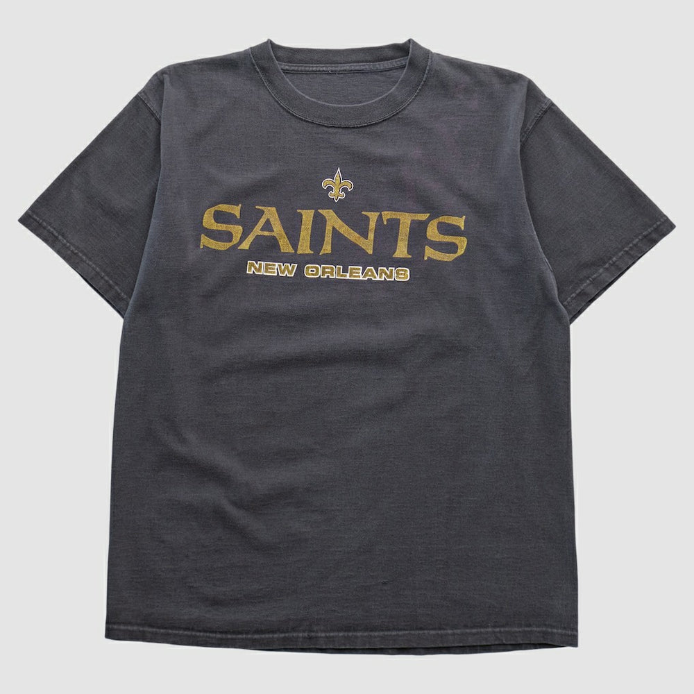 New Orleans Saints 2000s T-shirt Charcoal Vintage - Fanatics