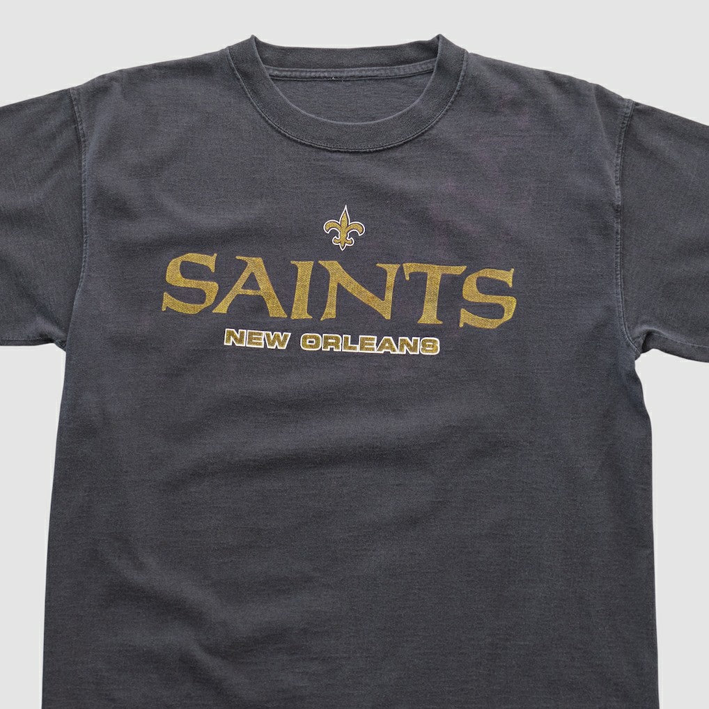 New Orleans Saints 2000s T-shirt Charcoal Vintage - Fanatics