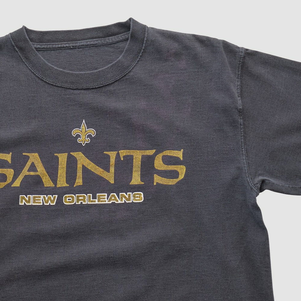 New Orleans Saints 2000s T-shirt Charcoal Vintage - Fanatics