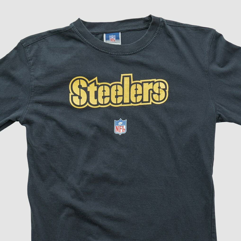 Pittsburgh Steelers Reebok 2000s Long Sleeve T-shirt Black Vintage - Fanatics