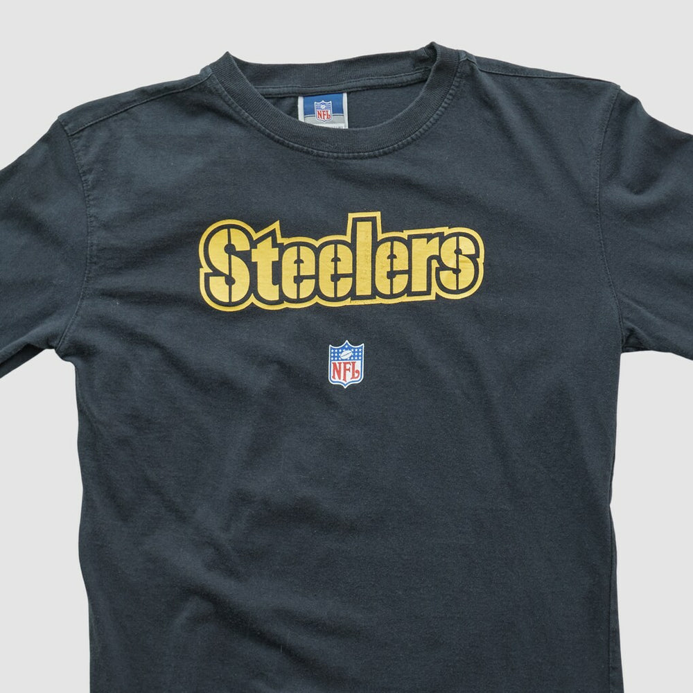 Pittsburgh Steelers Reebok 2000s Long Sleeve T-shirt Black Vintage - Fanatics