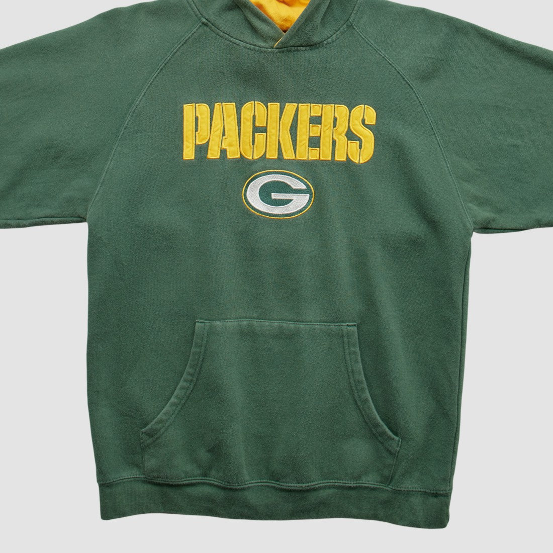 Green Bay Packers Reebok 2000s Hooded Pullover Sweatshirt Green Vintage - Fanatics