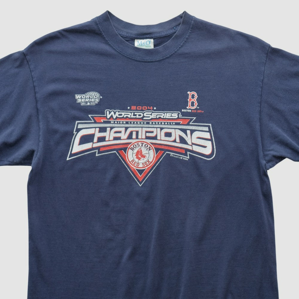 Boston Red Sox M&O Knits 2004 T-shirt On Sale