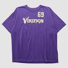 Minnesota Vikings Reebok 2000s T-shirt Purple Vintage - Fanatics