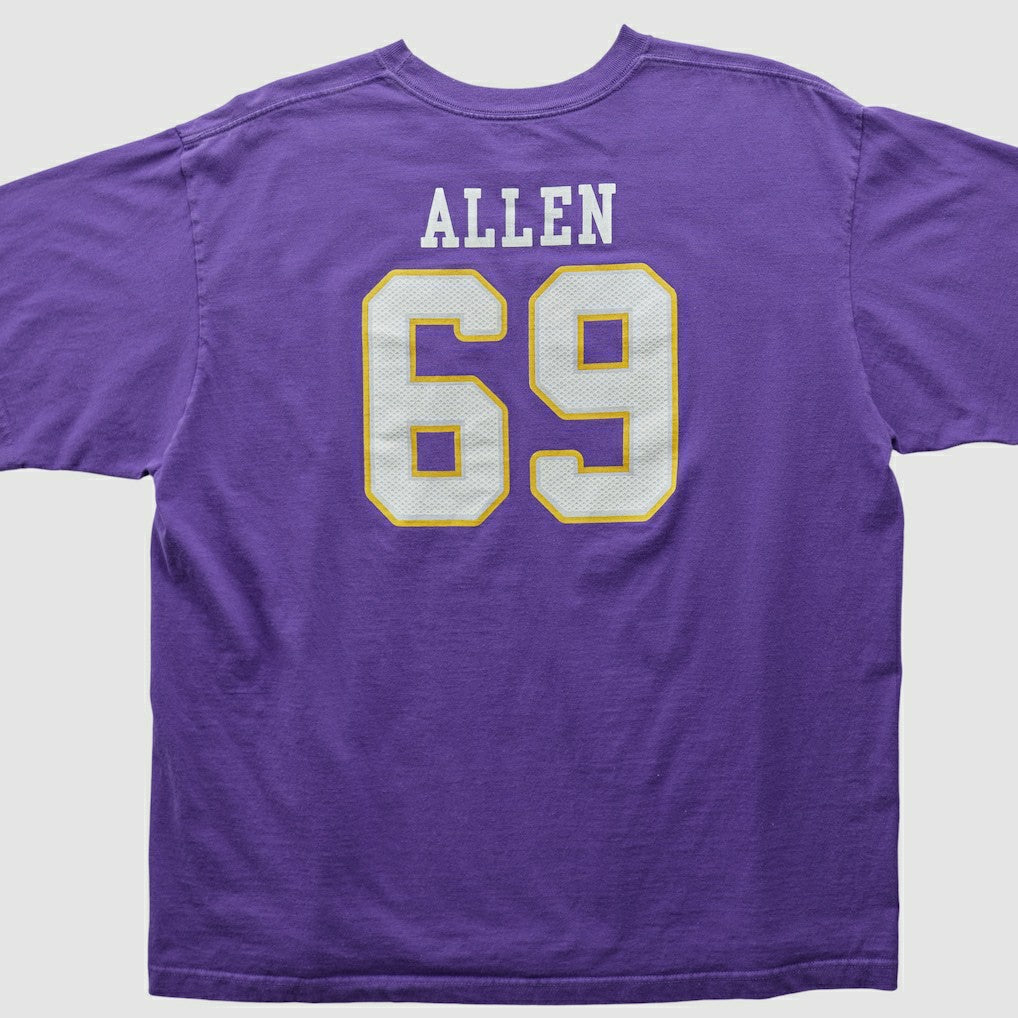 Minnesota Vikings Reebok 2000s T-shirt Purple Vintage - Fanatics