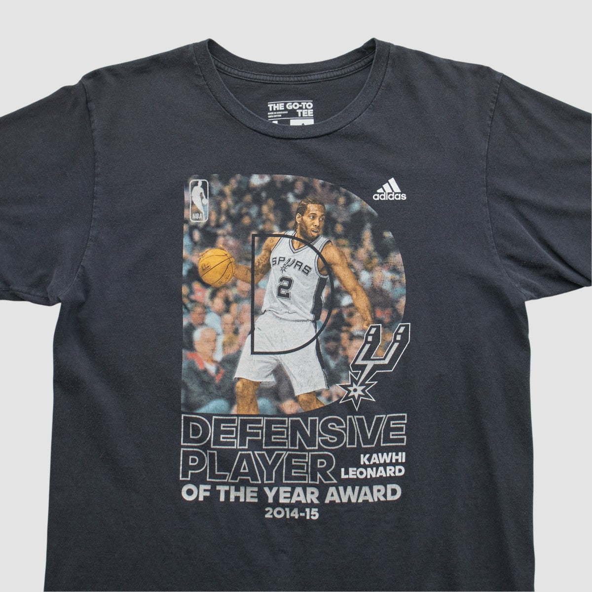 Adidas - San Antonio Spurs 2015 T-shirt - Black Vintage