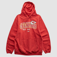 Kansas City Chiefs Reebok 2003 Hooded Pullover Sweatshirt Red Vintage - Fanatics
