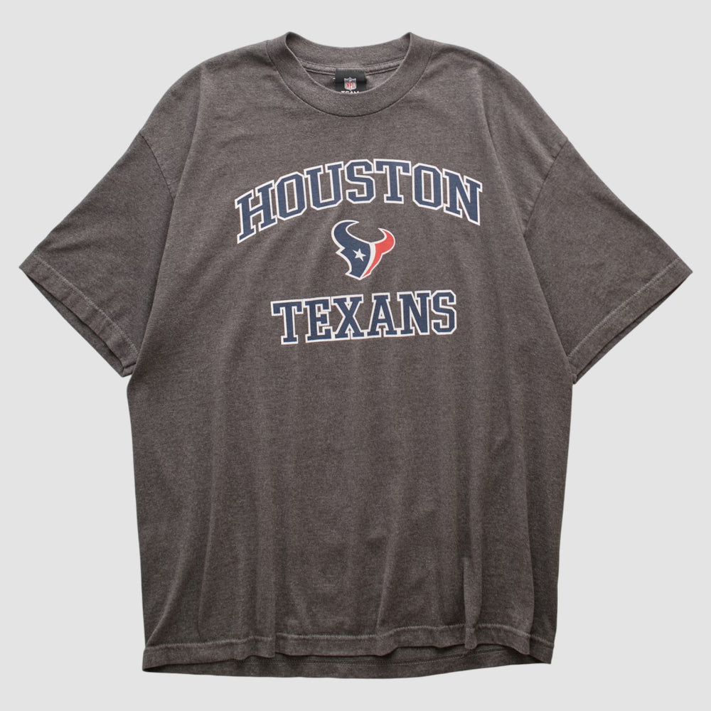 Houston Texans NFL 2010s T-shirt Dark Heather Gray Vintage - Fanatics