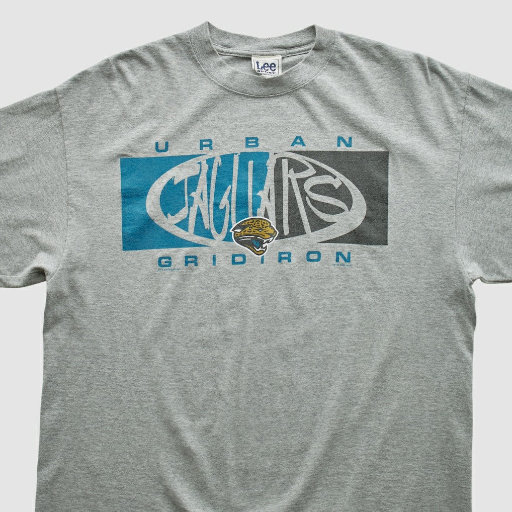 Jacksonville Jaguars Lee Apparel 2000s T-shirt Heather Gray Vintage - Fanatics