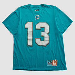 Miami Dolphins Team Edition Apparel 2000s T-shirt Teal Vintage - Fanatics