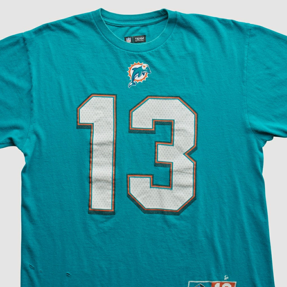 Miami Dolphins Team Edition Apparel 2000s T-shirt Teal Vintage - Fanatics
