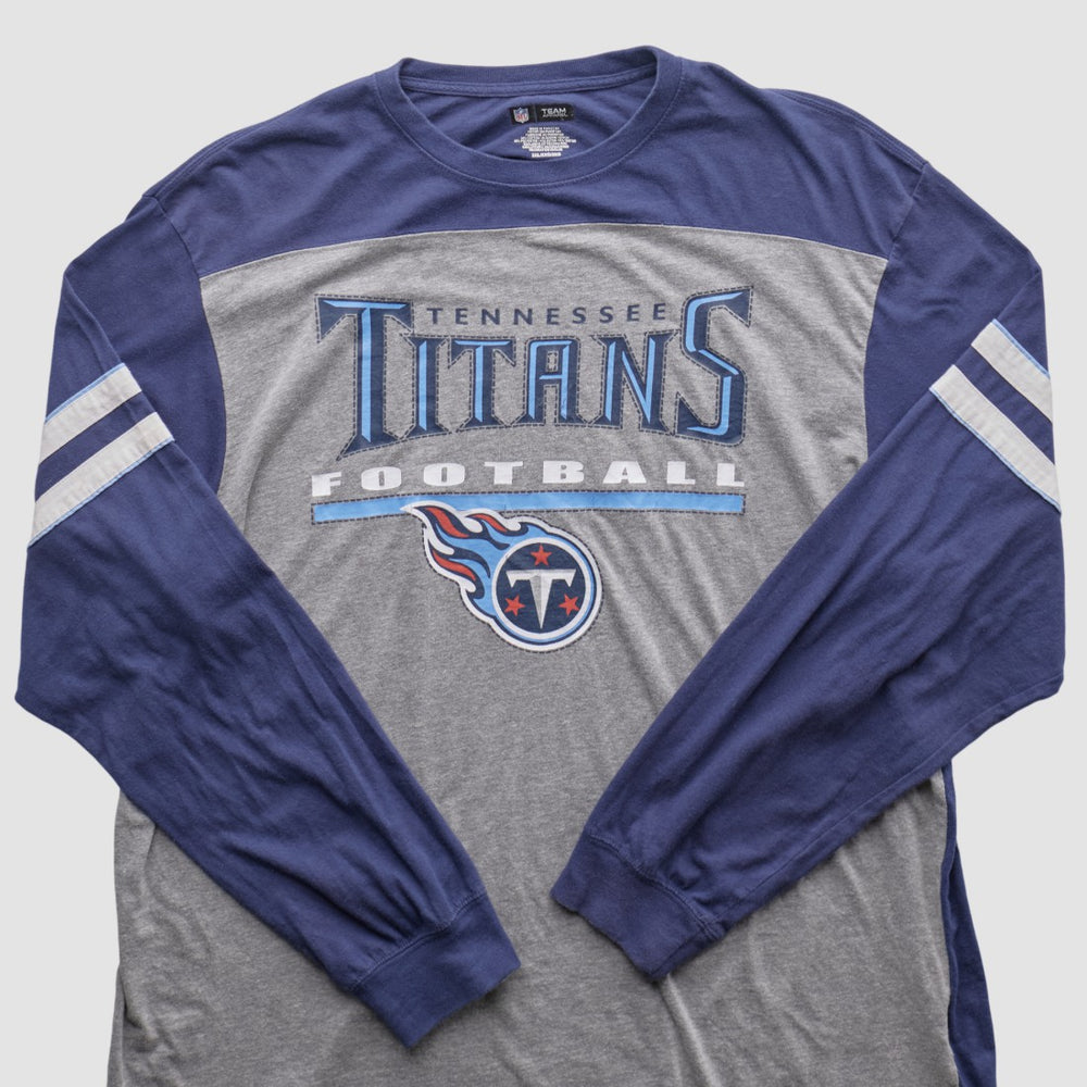 Tennessee Titans 2010s Long Sleeve T-shirt Navy Vintage - Fanatics