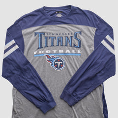 Tennessee Titans 2010s Long Sleeve T-shirt Navy Vintage - Fanatics