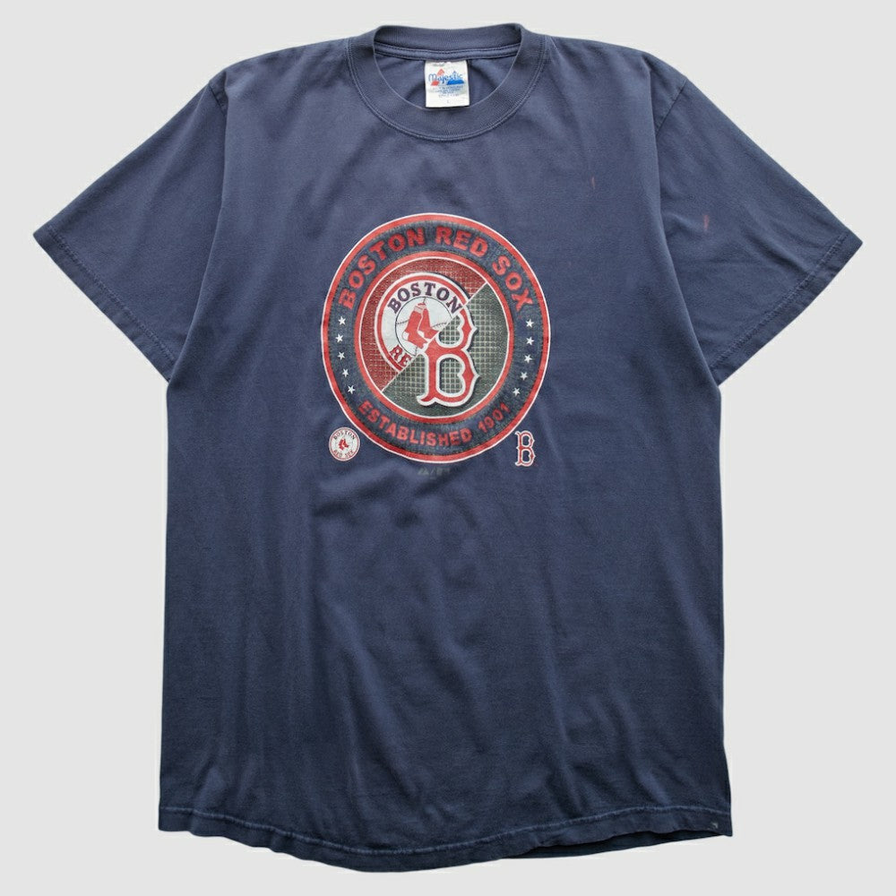 Boston Red Sox Majestic 2000s T-shirt On Sale