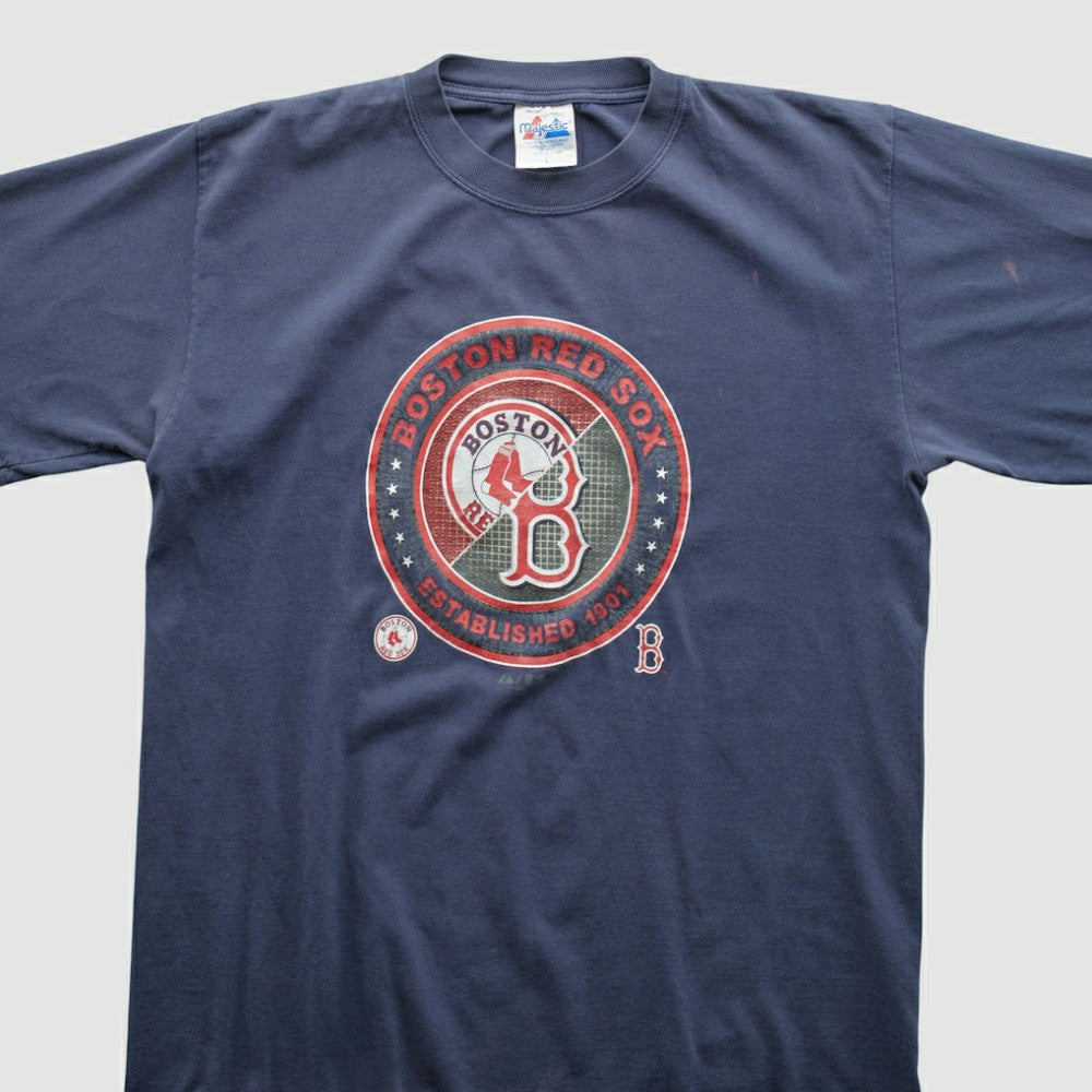 Boston Red Sox Majestic 2000s T-shirt On Sale