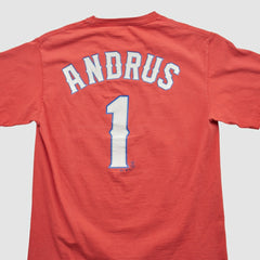Texas Rangers Majestic 2000s T-shirt On Sale