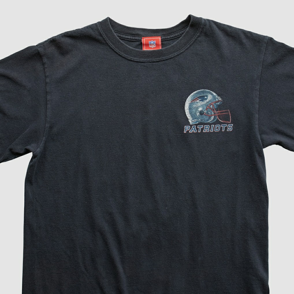 New England Patriots NFL 2010s T-shirt Black Vintage - Fanatics