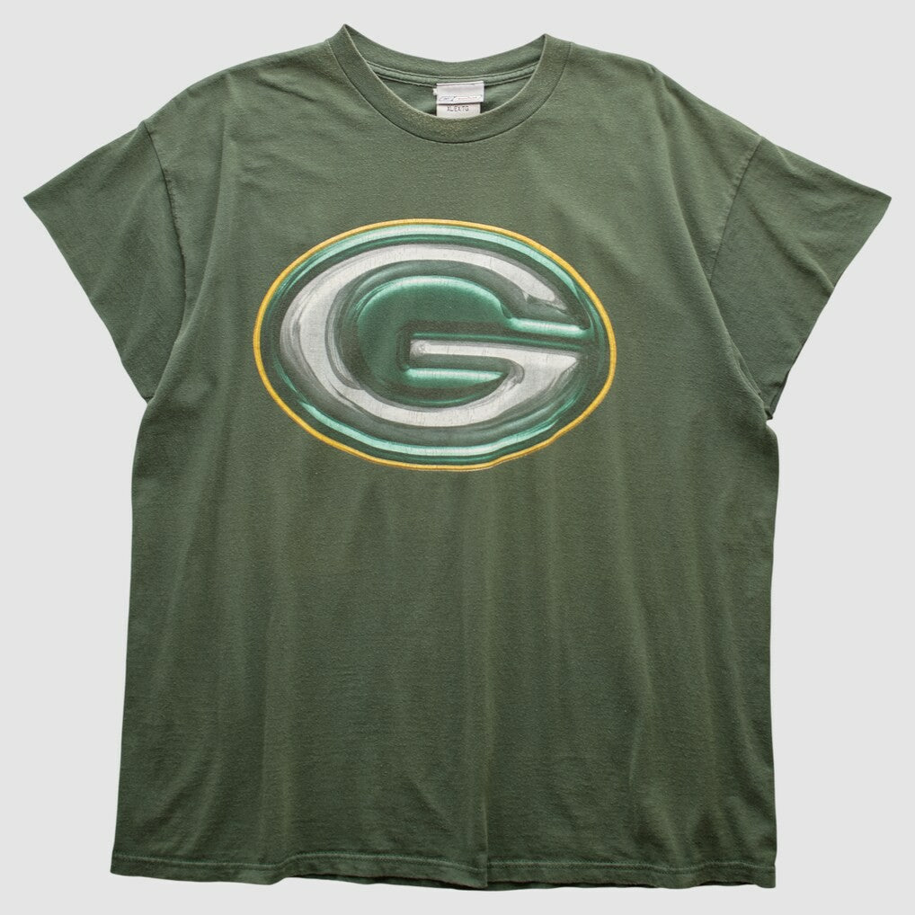 Green Bay Packers Reebok 2000s T-shirt Green Vintage - Fanatics