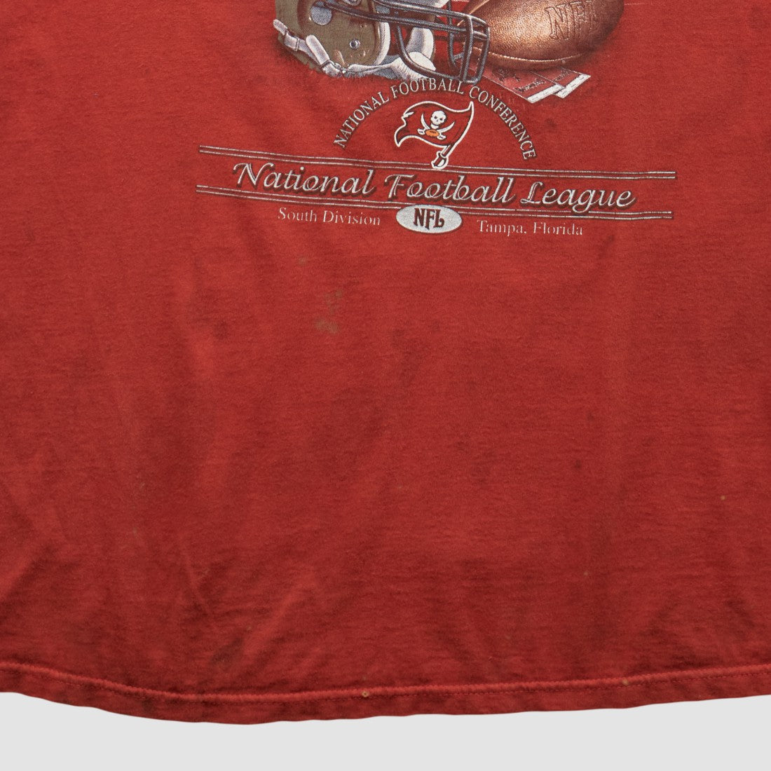 Tampa Bay Buccaneers NFL 2000s T-shirt Red Vintage - Fanatics