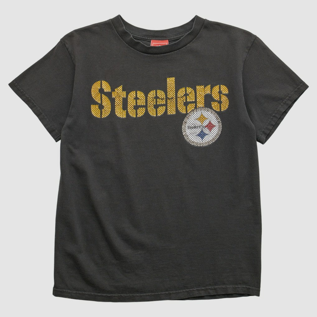 Pittsburgh Steelers NFL 2000s T-shirt Black Vintage - Fanatics