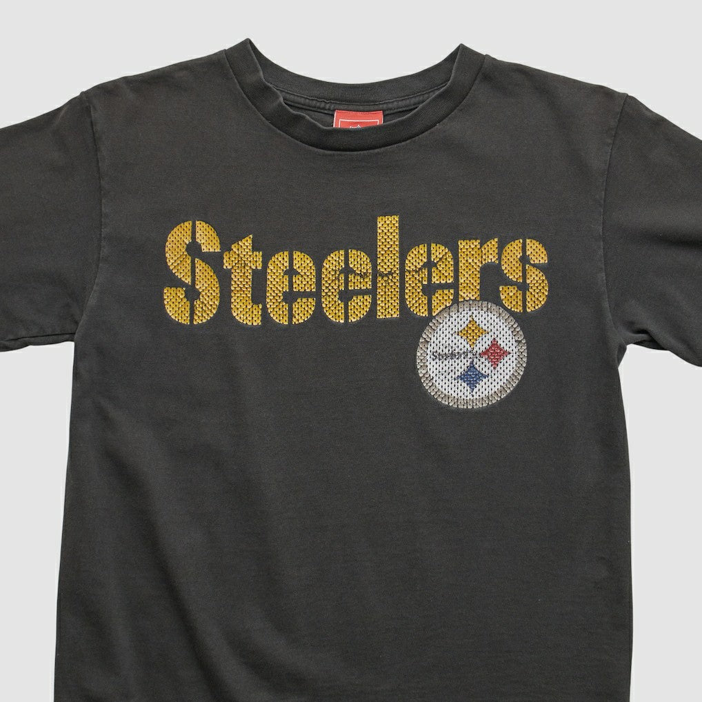 Pittsburgh Steelers NFL 2000s T-shirt Black Vintage - Fanatics