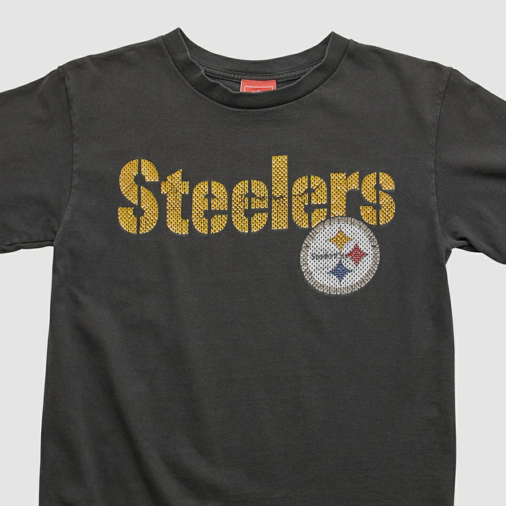 Pittsburgh Steelers NFL 2000s T-shirt Black Vintage - Fanatics
