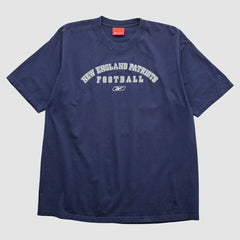 New England Patriots Reebok 2000s T-shirt Navy Vintage - Fanatics