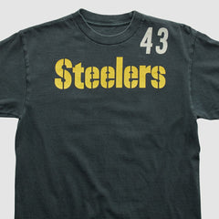 Pittsburgh Steelers Reebok 2000s T-shirt Black Vintage - Fanatics