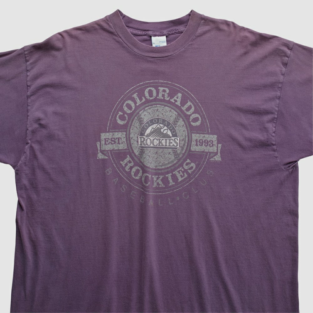 Colorado Rockies Salem Sportswear 1993 T-shirt Online