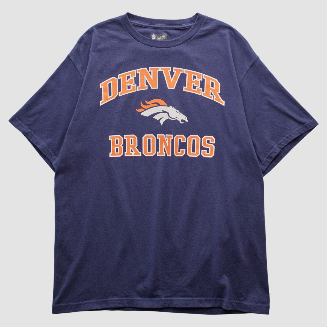 Denver Broncos Team Edition Apparel 2000s T-shirt Navy Vintage - Fanatics
