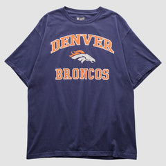 Denver Broncos Team Edition Apparel 2000s T-shirt Navy Vintage - Fanatics