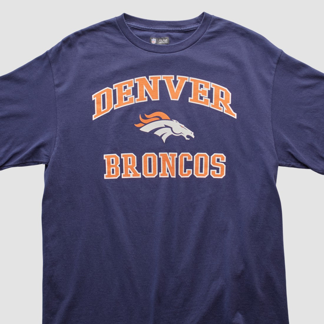 Denver Broncos Team Edition Apparel 2000s T-shirt Navy Vintage - Fanatics