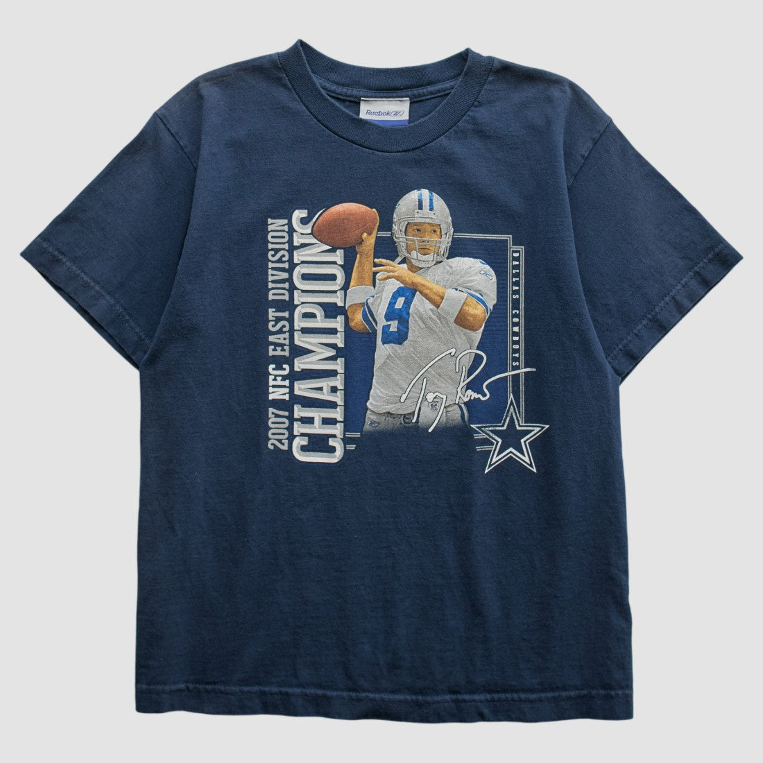 Dallas Cowboys Reebok 2007 T-shirt Navy Yth L Real Vintage - Fanatics