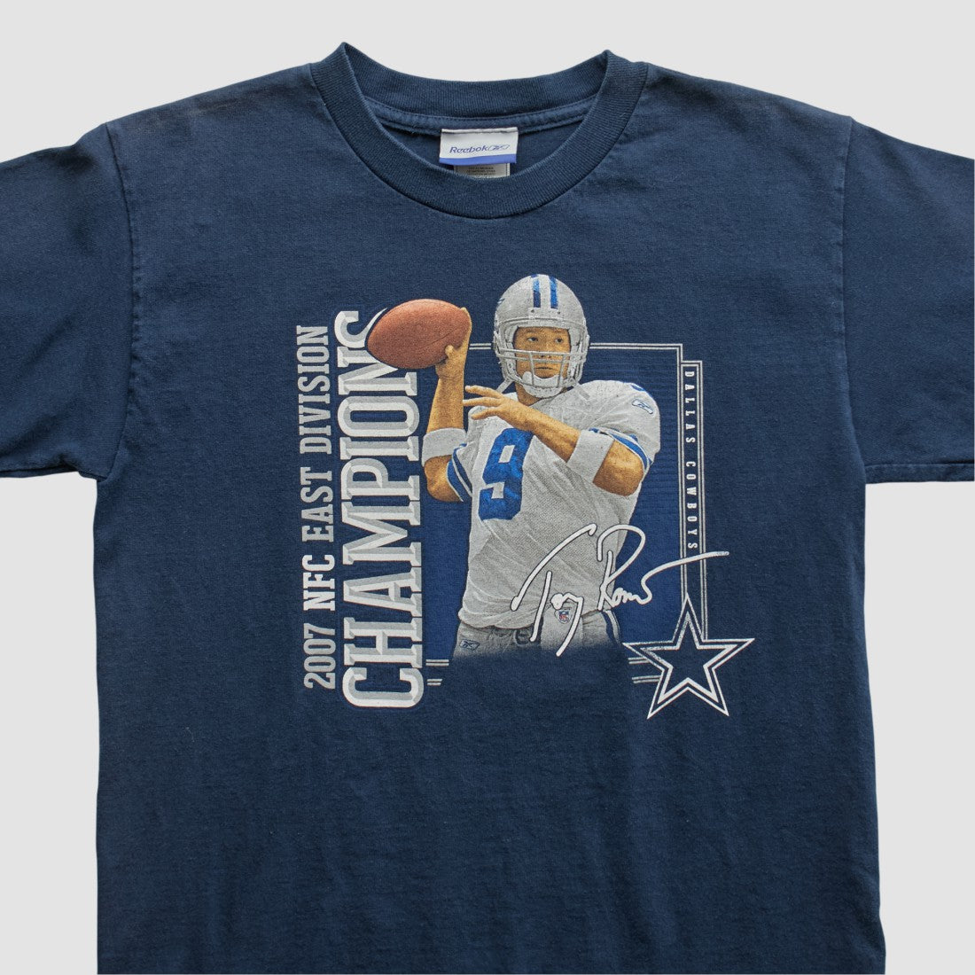 Dallas Cowboys Reebok 2007 T-shirt Navy Yth L Real Vintage - Fanatics