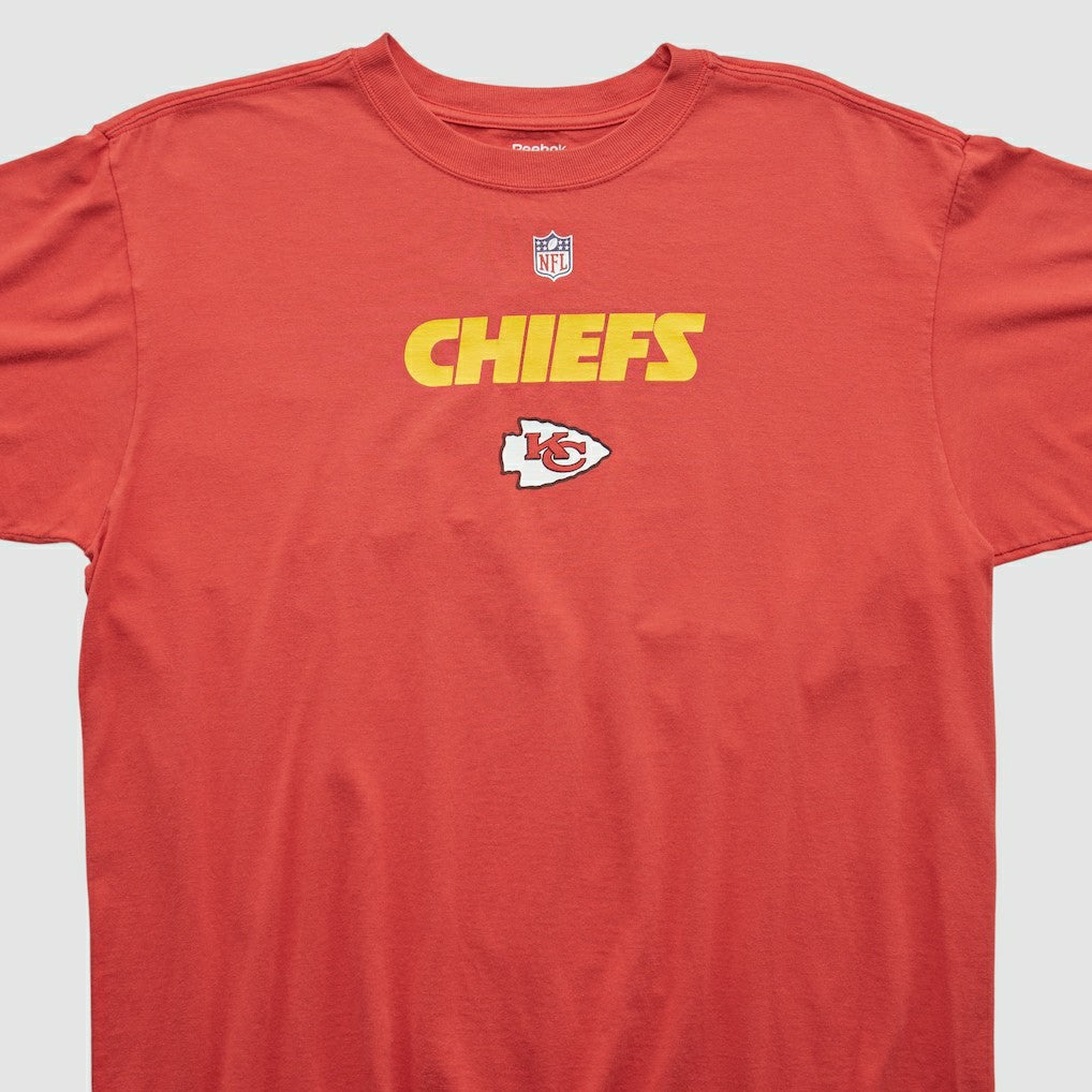 Kansas City Chiefs Reebok 2000s T-shirt Red Vintage - Fanatics