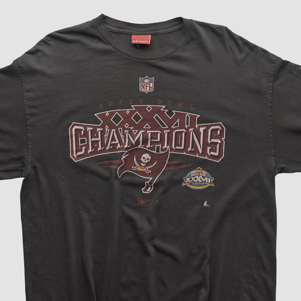 Tampa Bay Buccaneers Reebok 2003 Long Sleeve T-shirt Black Vintage - Fanatics