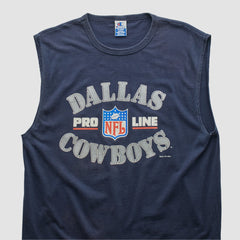 Dallas Cowboys Champion 90s Tank Navy Vintage - Fanatics