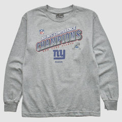 New York Giants Reebok 2011 Pullover Sweatshirt Heather Gray Vintage - Fanatics