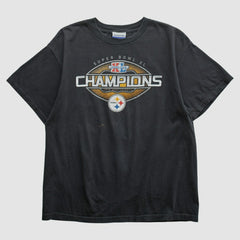 Pittsburgh Steelers Reebok 2006 T-shirt Black Vintage - Fanatics