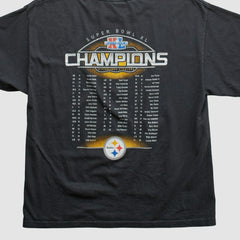 Pittsburgh Steelers Reebok 2006 T-shirt Black Vintage - Fanatics