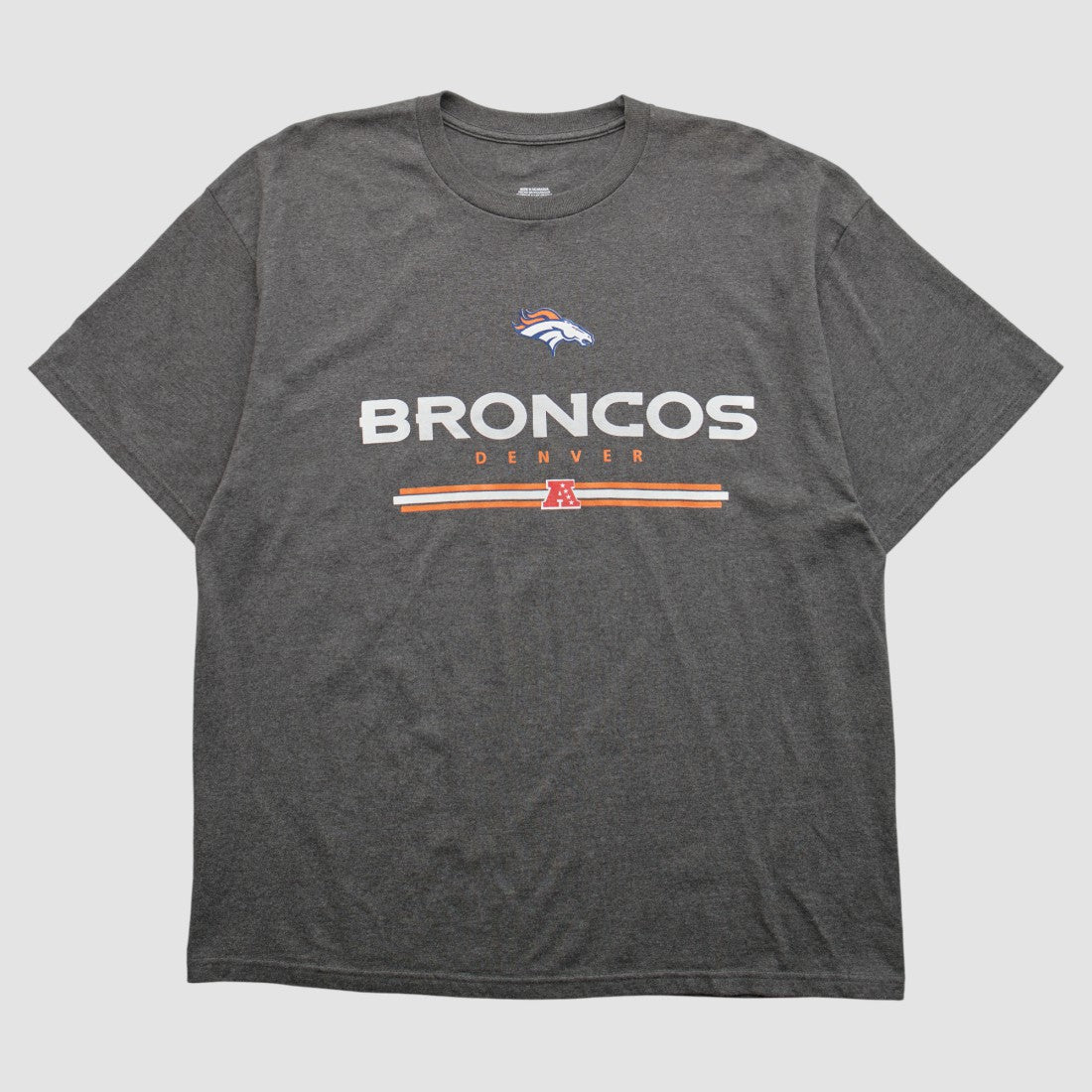Denver Broncos 2010s T-shirt Dark Heather Gray Vintage - Fanatics