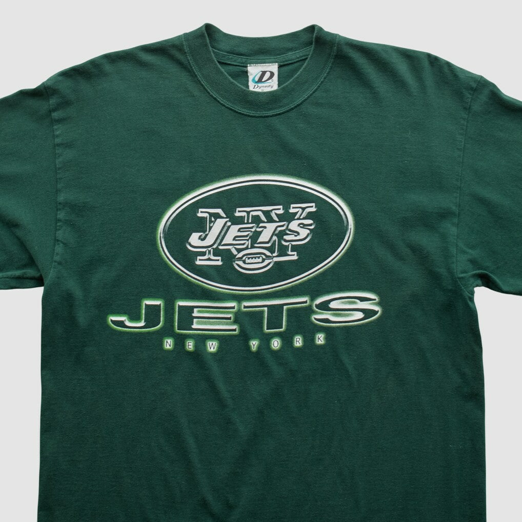 New York Jets Dynasty 2000s T-shirt Green Vintage - Fanatics