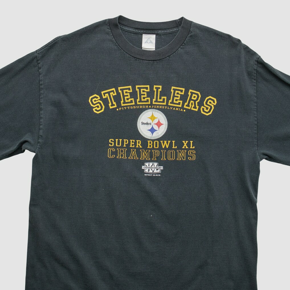 Pittsburgh Steelers Alstyle 2006 Long Sleeve T-shirt Black Vintage - Fanatics