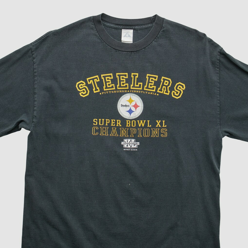 Pittsburgh Steelers Alstyle 2006 Long Sleeve T-shirt Black Vintage - Fanatics