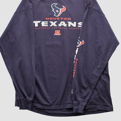 Houston Texans NFL 2000s Long Sleeve T-shirt Navy Vintage - Fanatics